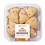 Amazon Grocery, Cranberry Orange Mini Scones, 10 Oz, Frozen (Previously Fresh Brand, Packaging May Vary)