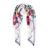 MELIFLUOS DESIGNED IN SPAIN Scarf for Women Lightweight Sheer Fashion Scarves for Summer Fall Spring Shawl Wraps Veil (HCU04)