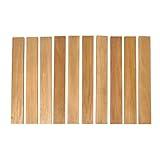 Exotic Wood Zone Mahogany Kiln Dried Lumber Pack of 10, 1/8" x 3" x 18" Boards for Furniture, Woodworking, Wood Carvings, Crafts & Decorative Items. Wood for Custom Projects and DIY Crafting