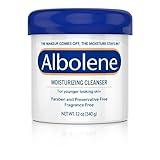 Albolene Face Moisturizer and Makeup Remover, Facial Cleanser and Cleansing Balm, Beta Carotene Fragrance Free Cream, 12 oz