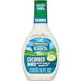 Hidden Valley Cucumber Ranch Topping and Dressing, 16 Fluid Ounce Bottle (Package May Vary)