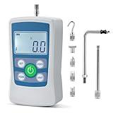 BAOSHISHAN Digital Force Gauge 100N Push Pull Gauge 100N/22LB/10Kg/360Oz Trigger Pull Gauge with 4 Units Portable Storage Case Backlit LCD Auto Power-Off for School Teaching Mechanics Experiments