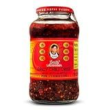 Lao Gan Ma Spicy Chili Crisp Hot Sauce – Restaurant Size 23.63 oz (670g) – Authentic Chinese Chili Oil with Crunchy Bits