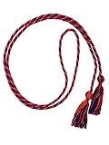 Honors Graduation Graduation Honor Cord | Perfect for College University, High School Graduation Regalia Cords Designed in the USA 200 Plus Color Selection | Red/Orange/Royal Blue with Mixed Tassel