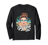 Tropical Getaway Glam: Girls Trip 2024 Playa del Carmen Long Sleeve T-Shirt