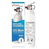 Kidde Mariner PWC Marine Fire Extinguisher for Boats, 5-B:C, 3.3 Lbs., Coast Guard Approved, Mounting Bracket (Included), White