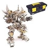 3D Metal Puzzle Mecha Model Kit, Mechanical Steampunk 3D Metal Handmade Crafts Toys, Jigsaw Puzzle Crafts DIY Assembly Kits for Teens & Adult