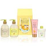 BEYOND Angel Kids Baby Bath Gift Set (25.7fl oz , 3-Piece Bath & Shower Set) - Vegan Korean Skin Care. Baby Shampoo, Body Wash, Hyaluronic