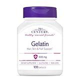 21st Century Gelatin 600mg, 100 Capsules