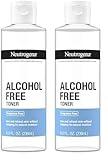 Neutrogena Alcohol-Free Gentle Daily Fragrance-Free Face Toner to Tone & Refresh Skin, Toner Gently Removes Impurities & Reconditions Skin, Hypoallergenic, 8 fl. oz (Pack of 2)