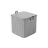 Clothes Storage Container 100L with Lids Large Comforter Storage with Durable Handle and Dual Zippers Clothes Organizers and Storage with Sturdy Zippers and Handles for Clothes Living Room