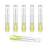 30Ga 1 Inch Luer Lock Needle, Industrial Dispensing Accessories, Individually Wrapped, Pack of 100, Lab Tools, Suitable for Refilling Liquid, Inks