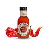 Kusi Foods ANDEAN HEAT Peruvian-Style Hot Sauce, Made with Limo Chili, Red Bell Peppers, Vinegar and Salt, Citrusy, Spicy & Slightly Sweet, Fermented 50 days, 8.5 oz