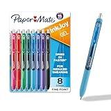 Paper Mate InkJoy Fine Point Assorted Gel Pens, Enjoy Smudge-Free Writing with Quick Dry Ink, 8 Pack