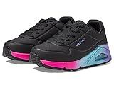 Skechers Girls UNO GEN1-POP of Ombre Sneaker, Black/Multi, 1 Little Kid