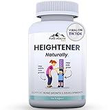Pure Shilajit Heightener - Natural Height Growth Supplement for Kids, Teens and Adults to Increase Bone Strength and Grow Taller | Height Maximizer Pills with L-Arginine, Calcium & Zinc | 60 Capsules