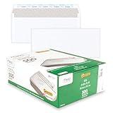 Mead Envelopes, Letter Size #10, Security Tinted Envelopes, Self Seal, 4-1/8 x 9.5”, Windowless Design, Mailing Envelopes for Official Business & Legal Letters, 500 per Pack (740010)