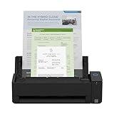 ScanSnap iX1300 Compact Wireless or USB Double-Sided Color Document, Photo & Receipt Scanner with Auto Document Feeder and Manual Feeder for Mac or PC, Black