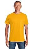 Gildan 5.4 oz Cotton T-Shirt (5000) Tee Medium Gold