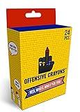 MilkToast Brands Offensive Crayons Political Edition - Provocative Gag Gift, Satirical Humor for Political Junkies, Perfect for Election Parties, Debates, and Activists