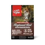 ORIJEN Regional RED Dry Cat Food, Grain Free Cat Food for All Life Stages, with WholePrey Ingredients, 4lb