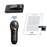 SK SYUKUYU RF Remote Control Page Turner for Kindle Reading Ipad Surface Comics, iPhone Android Tablets Reading Novels Taking Photos(Black)