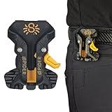 Spider Pro Tool Holster - Upgraded, Self Locking, Quick Draw Universal Tool Holder with Ambidextrous Thumb Lock - Clips onto Any Belt