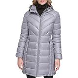 Kenneth Cole Women's Puffer Jacket, Full Zip Nickel, X-Small