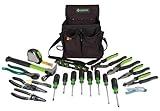 Greenlee 0159-23 Journeyman's Tool Kit, Metric, 21 Piece