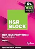[OLD VERSION] H&R Block Tax Software Deluxe 2019 [Federal Only] [Amazon Exclusive] [PC Download]