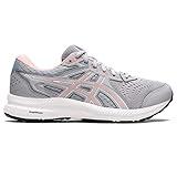 ASICS Women's Gel-Contend 8 Running Shoes, 10, Piedmont Grey/Frosted Rose