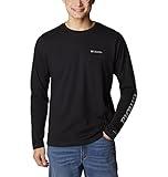 Columbia Men's Thistletown Hills Long Sleeve Logo Tee, Black, X-Large