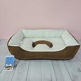 Furriends Pet furniture Premium Comfortable Pet Bed for Cats & Dogs – Orthopedic Memory Foam, Waterproof, Machine Washable, Ideal for Home and Travel