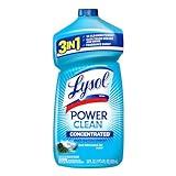 LYSOL Power Clean Multi-Surface Cleaner, 2x Concentrated Pour, Cool Adirondack scent, 28 Fl Oz