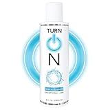 Turn On Sex Lube 8 Ounce Premium Personal Lubricant - Long Lasting, Condom Safe, Vegan, Ph Balanced, Hypoallergenic & Paraben Free, Gel Lube for Men, Women, & Couples (Water-Based)