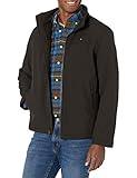 Tommy Hilfiger Men's Water Resistant Softshell Jacket (Standard and Big & Tall), Black, XXX-Large