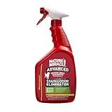 Nature’s Miracle Advanced Stain & Odor Eliminator 32 Ounces, Sunny Lemon Scent, Severe Mess Enzymatic Formula For Tough Pet Messes