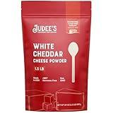 Judee’s White Cheddar Cheese Powder 1.5lb (24oz) - 100% Non-GMO, rBST Hormone-Free - Gluten-Free & Nut-Free - Made from Real Cheddar Cheese - Made in USA - Great in Dips, Sauces, and Baked Goods