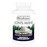 Host Defense Mushrooms Lion's Mane - Brain Health Support Supplement - Mushroom Supplement to Support Focus & Memory Function - Immune & Nervous System Support Supplement - 120 Capsules (60 Servings)*