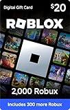 Roblox Digital Gift Card - 2,000 Robux [Includes Exclusive Virtual Item] [Online Game Code]