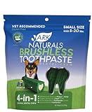 Ark Naturals Brushless Toothpaste, Dog Dental Chews for Small Breeds, Freshens Breath, Helps Reduce Plaque & Tartar, 12oz, 1 Pack