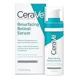 CeraVe Resurfacing Retinol Serum For Post Acne Marks, Formulated With Licorice Root Extract & Niacinamide, Brightening Serum & Pore Minimizer For Face, Post Acne Skin Barrier Repair, Non-Comedogenic