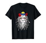 Antigua and Barbuda TShirt Antigua and Barbuda Flag Lion Tee T-Shirt