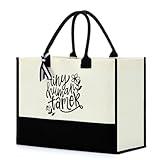 FORBIDDEN PAPER Teacher Appreciation Tote Bag - Preschool & Daycare Teacher Gifts - Travel & Back to School Gift - Handbag