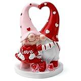 Zonling Valentines Day Gnomes Decor - Valentine Gnome Figurines Decorations for Home Table Ornaments Sweet Valentines Day Gifts for Him Her