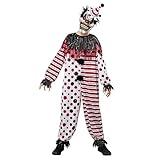 Rubies Creepy Clown Costume for Kids, Boy's XL