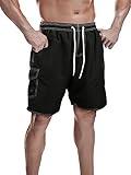 Scotamalone Mens Swim Trunks, Quick Dry Swimming Shorts 7 Inch with Mesh Lining for Swimwear, Bathing Suits