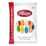 Albanese World's Best 12 Flavor Gummi Bears, 5lbs of Candy, Soft & Chewy Candy Snack, Fruity Flavor Assortment