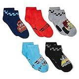 Hot Wheels Boys Race Car 5 Pack Shorty Socks