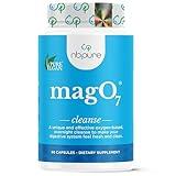 nbpure MagO7 - Natural Colon Cleanse & Detox | Occasional Constipation Relief, Stool Softening, & Bloating Support for Men & Women | Ozonated Magnesium Oxide, 90 Capsules